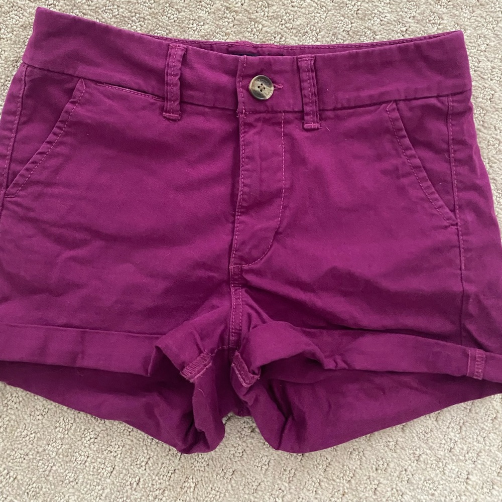 American Eagle purple shorts